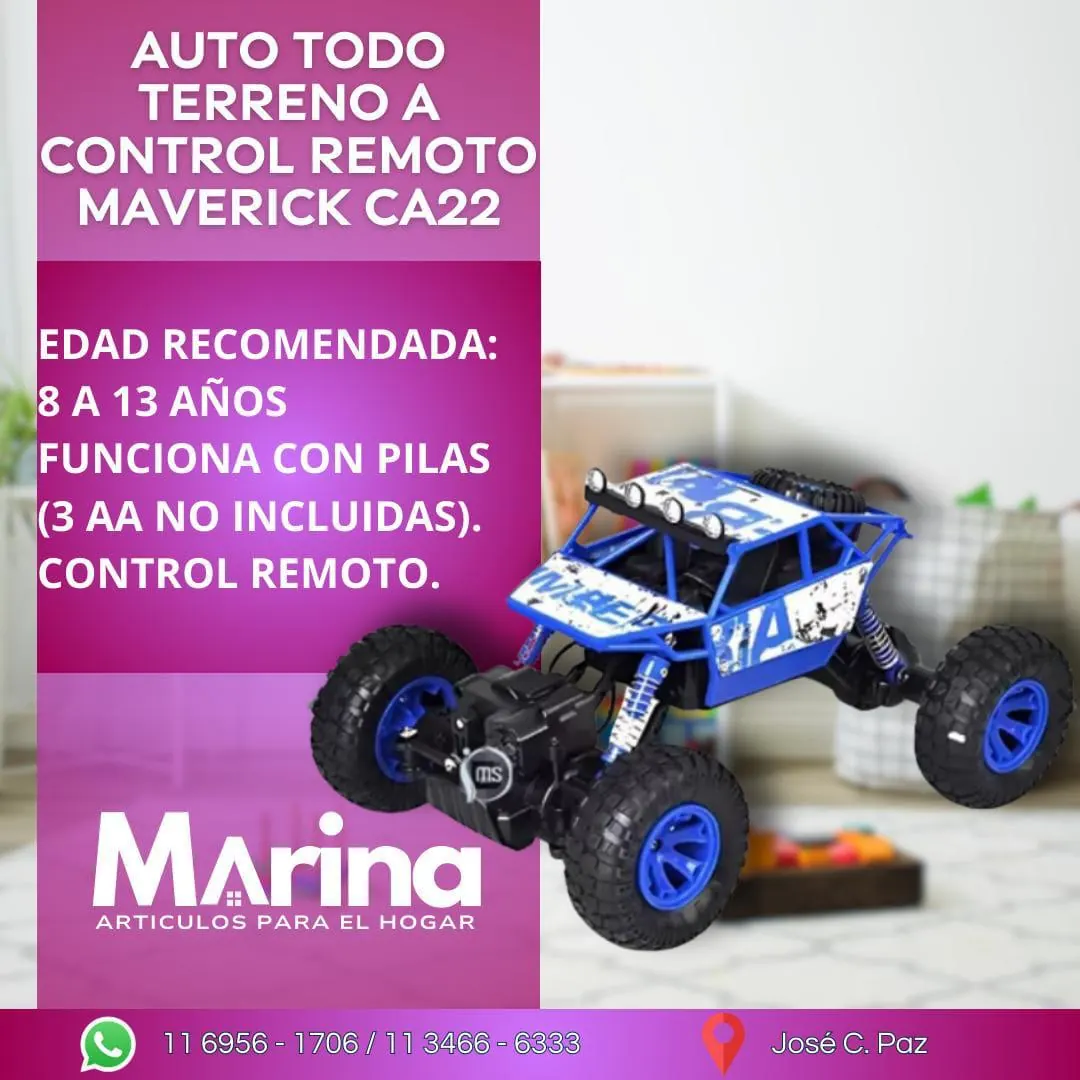 Auto Todo Terreno a Control Remoto Maverick CA22